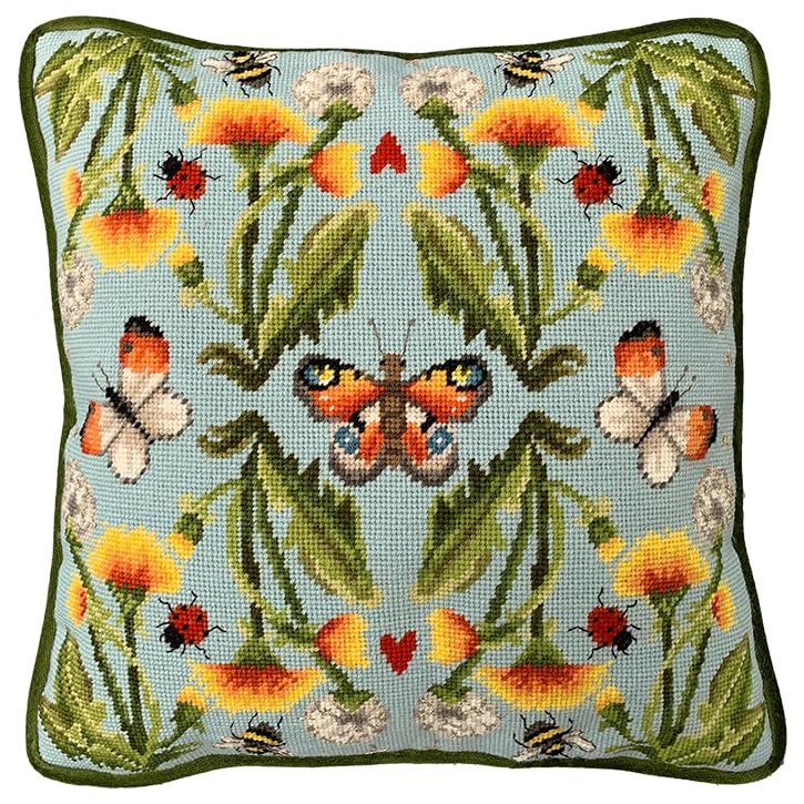 Bothy Threads Tapestry Kit - Wild and Wonderful, Gold, 14 inches