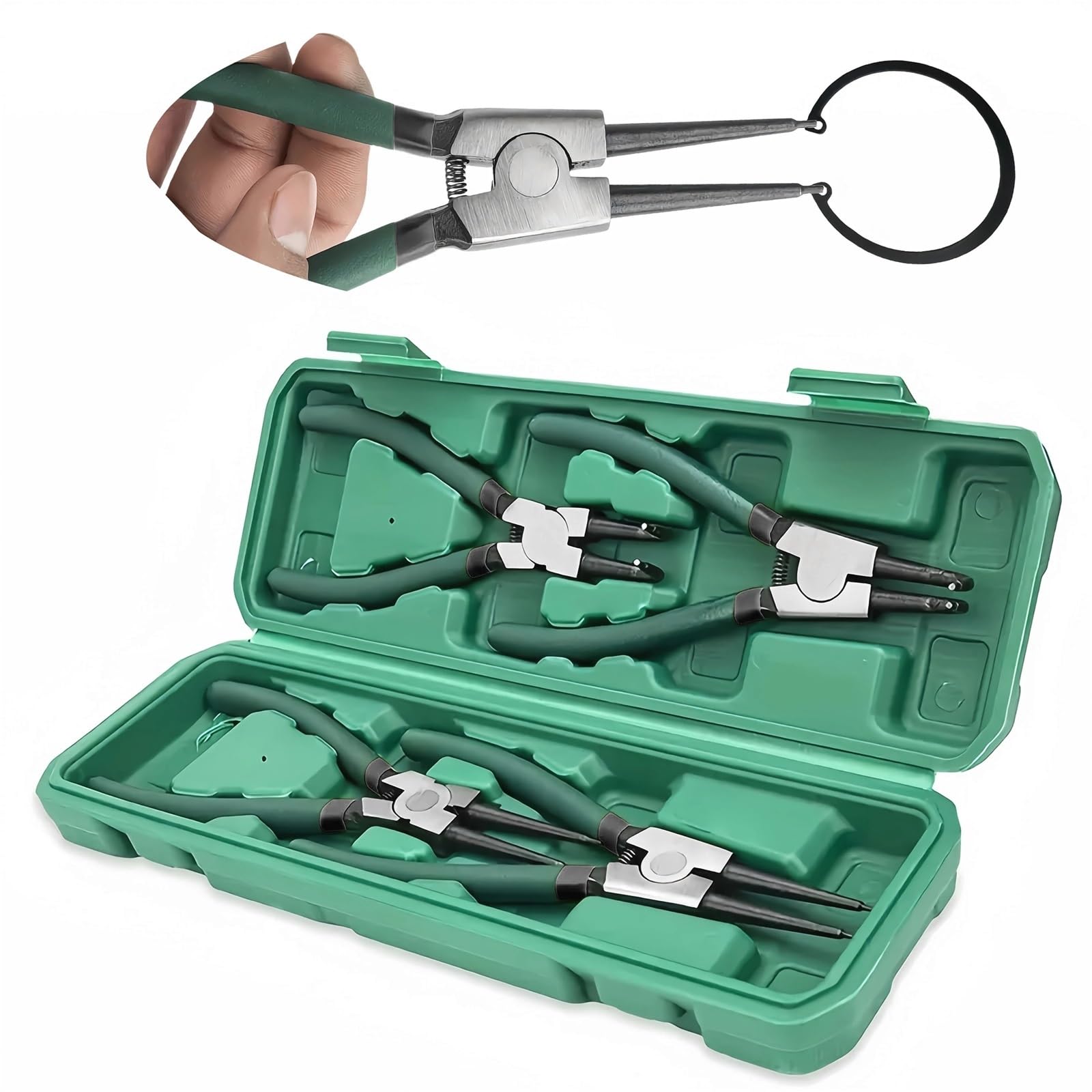 Set Di Pinze Set di 4 pinze multifunzionali for anelli sicurezza, for interni ed esterni for uso industriale e fai-da-te