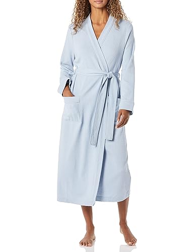 Amazon Essentials Women's Lightweight Waffle Full-Length Robe
