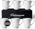 MIAMIO – 6 x 350 ml – Ensemble de tasses à café/boug - Mug en céramique moderne Matt - Mug de café Grande - Collection Palmanova (Jungle Green)
