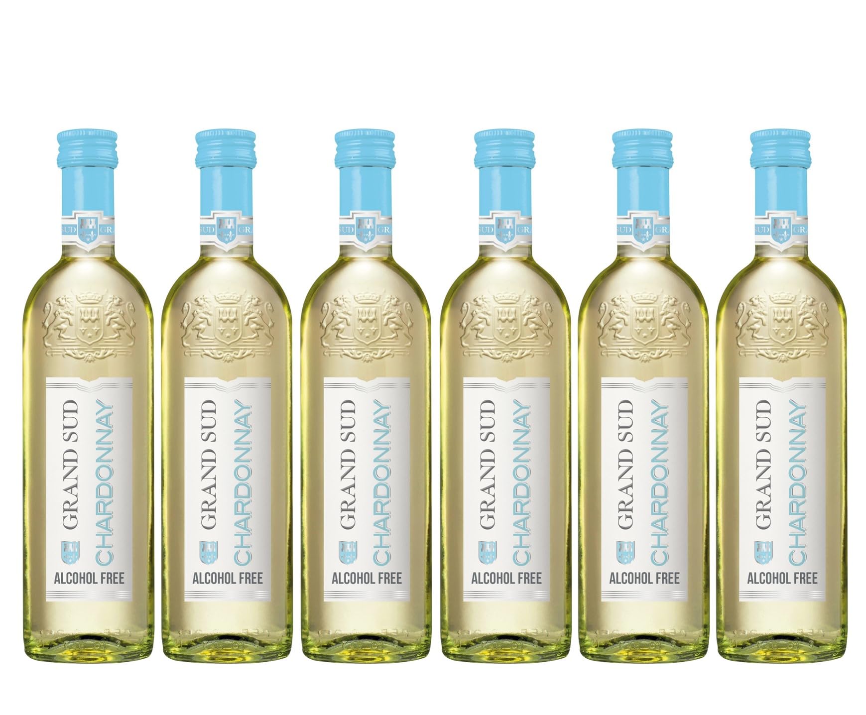 Grand Sud - Alkoholfreier Weisswein, Frischer und süffiger Chardonnay (6 x 0,25 L)