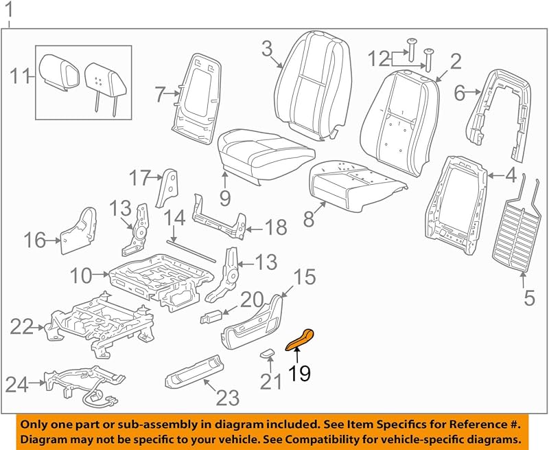 Alavanca de Reclinação do Banco Dianteiro do Motorista GMC 15232594 para Chevrolet e GMC – 1 unidade