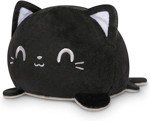 Miniatura 49 de TeeTurtle - Peluche reversible original de gato, gato sirena, bonitos animales de peluche sensoriales que muestran tu estado de ánimo Mercat azul +