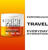 Vista 5 de Prime Rapid Rehydration Electrolyte Powder, Glacier Orange, Sugar Free Hydration Drink Mix with Sodium, Potassium, Magnesium & B Vitamins to