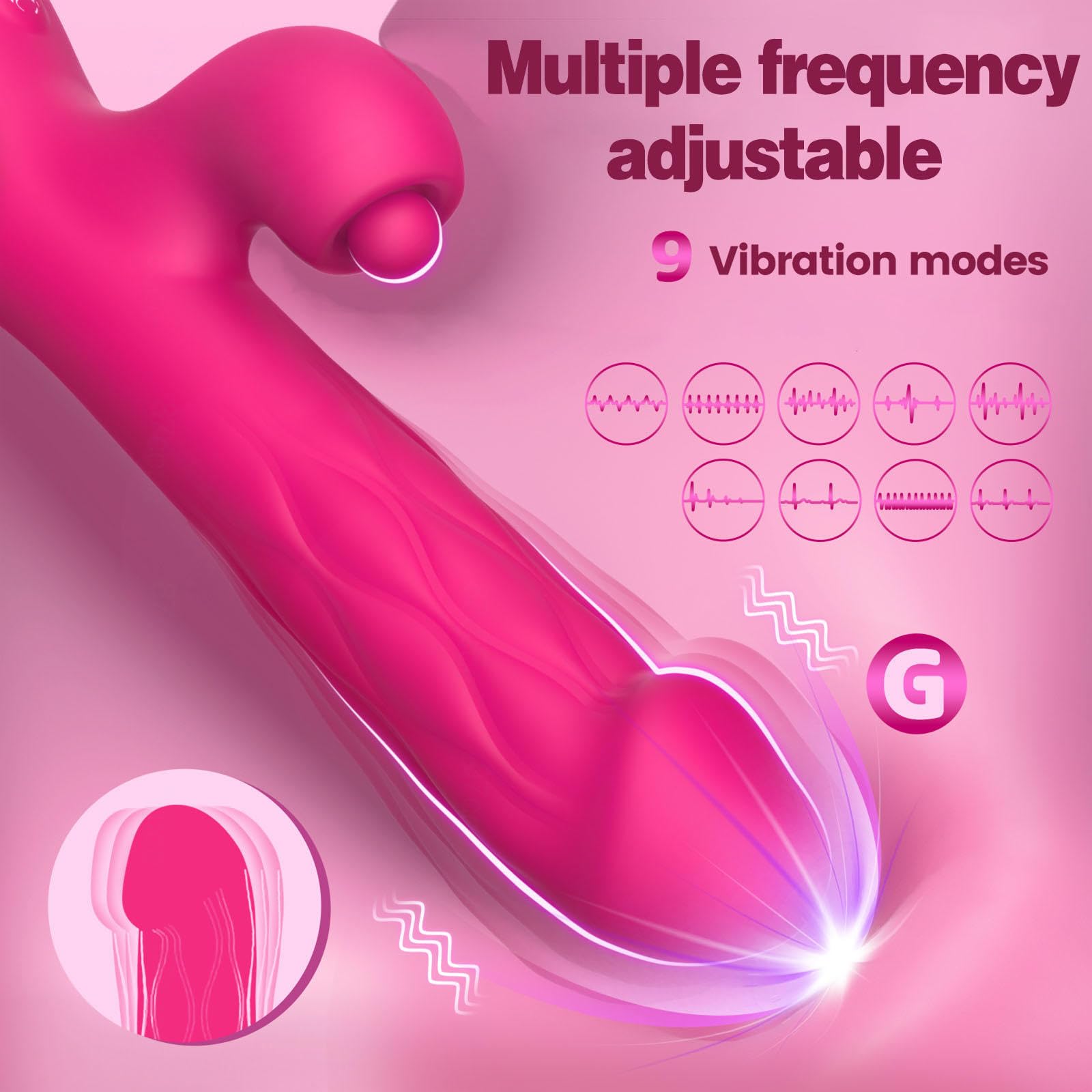 Vibratore G Spot Erotica Dildo Stimolatore Clitorideo può stimolare il punto G, Vibratoreper Stimolatore Clitoride Femminile Dildo