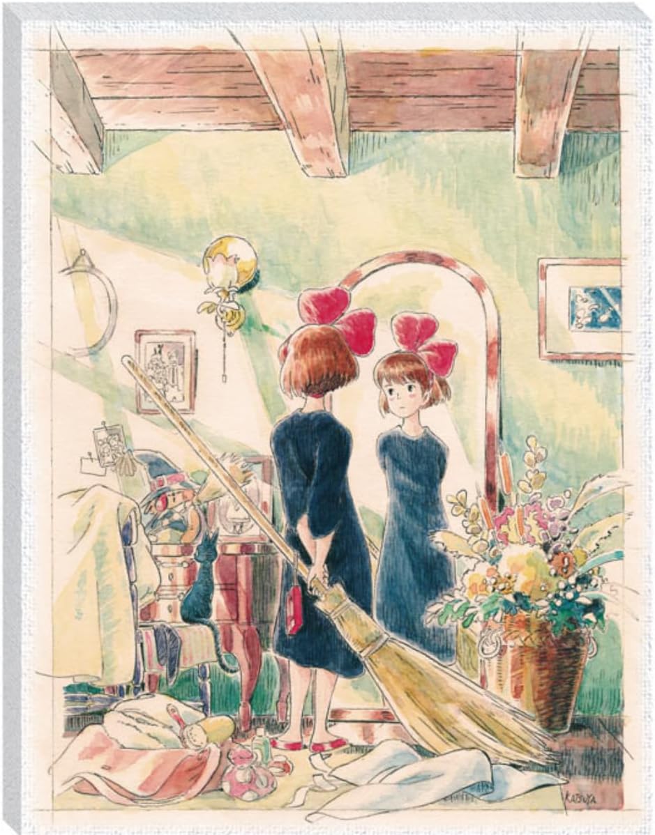 Ensky - Kiki's Delivery Service - A Sunny Room, 366 Piece ArtBoard Jigsaw Puzzle (Canvas Style)