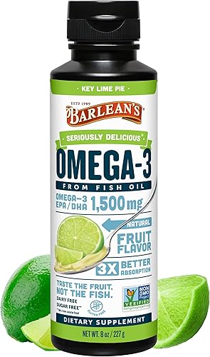 Miniatura 11 de De Barlean Aceites Orgánicos Aceite de Pescado Omega Swirl, 16 onzas, BAR-60010, 16 onza, 1, 1