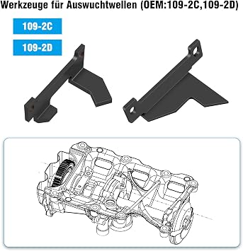 RUIZHI Timing Tool Kit, 5 PCS Engine Timing Belt Tool for PSA 1.2 PureTech, for Citroen C1 C3 C4, for Peugeot 108 208 308 2008 3008, for 1.0 VTi 1.2 VTi, OEM: 0109-2A 0109-2B
