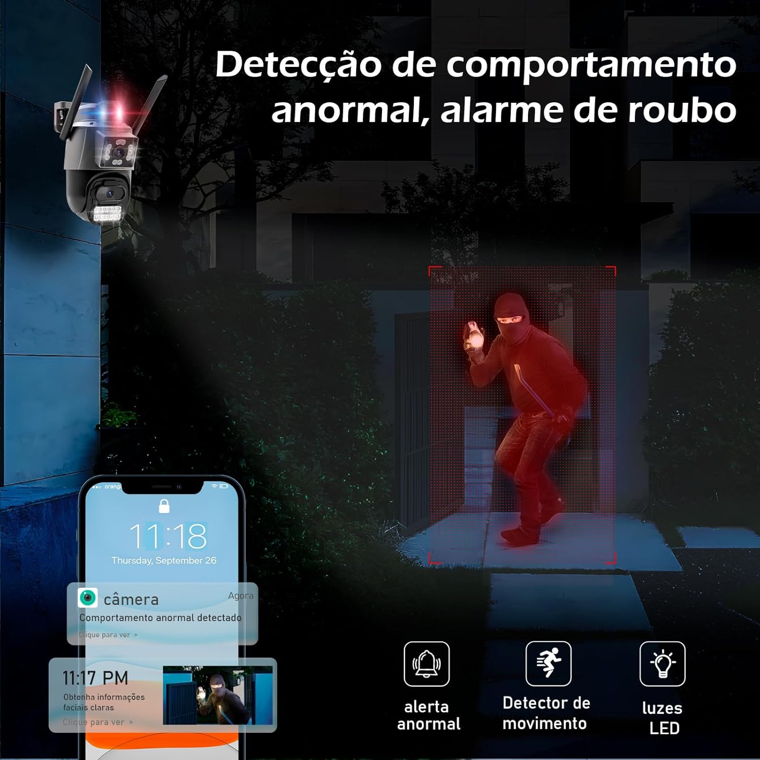 Câmera IP Sem Fio de Segurança Externa HD 3MP: Review após 30 dias