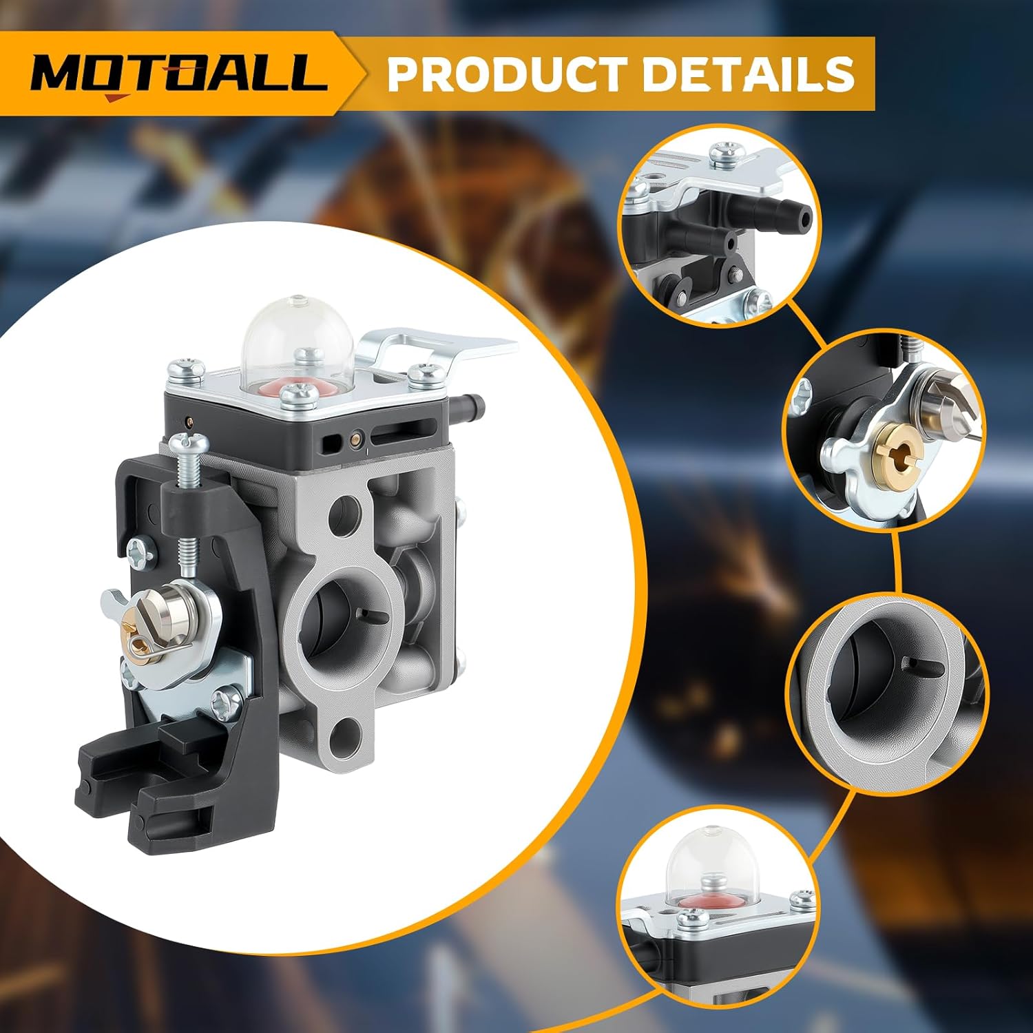 MOTOALL SRM3020 Carburetor with Fuel System Kit for Echo SRM 3020 SRM-3020 SRM-3020T SRM-3020U Shindaiwa T302 T302X String Trimmer for Carb WYG-11A Replace A02100483