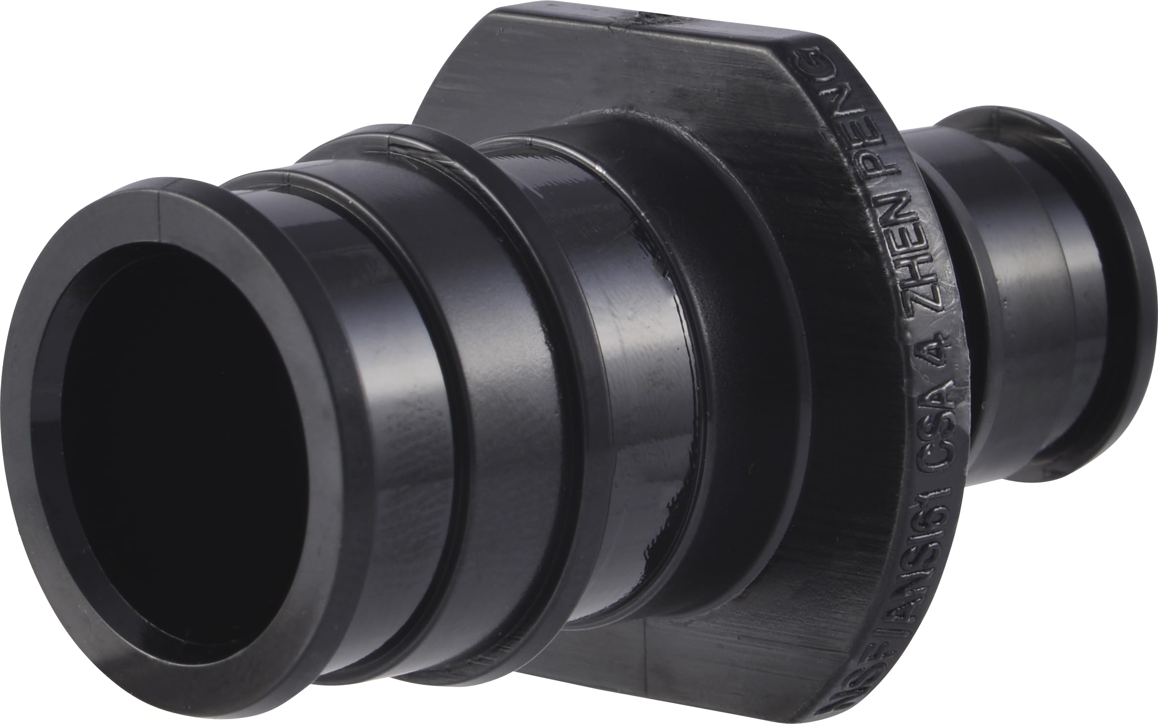 SharkBite1/2 Inch x 3/4 Inch Expansion Reducing Coupling for PEX-A Pipe, Pack of 5, Plastic Plumbing Fittings, Poly Reducing Coupling for PEX-A Tubing, UA058A5