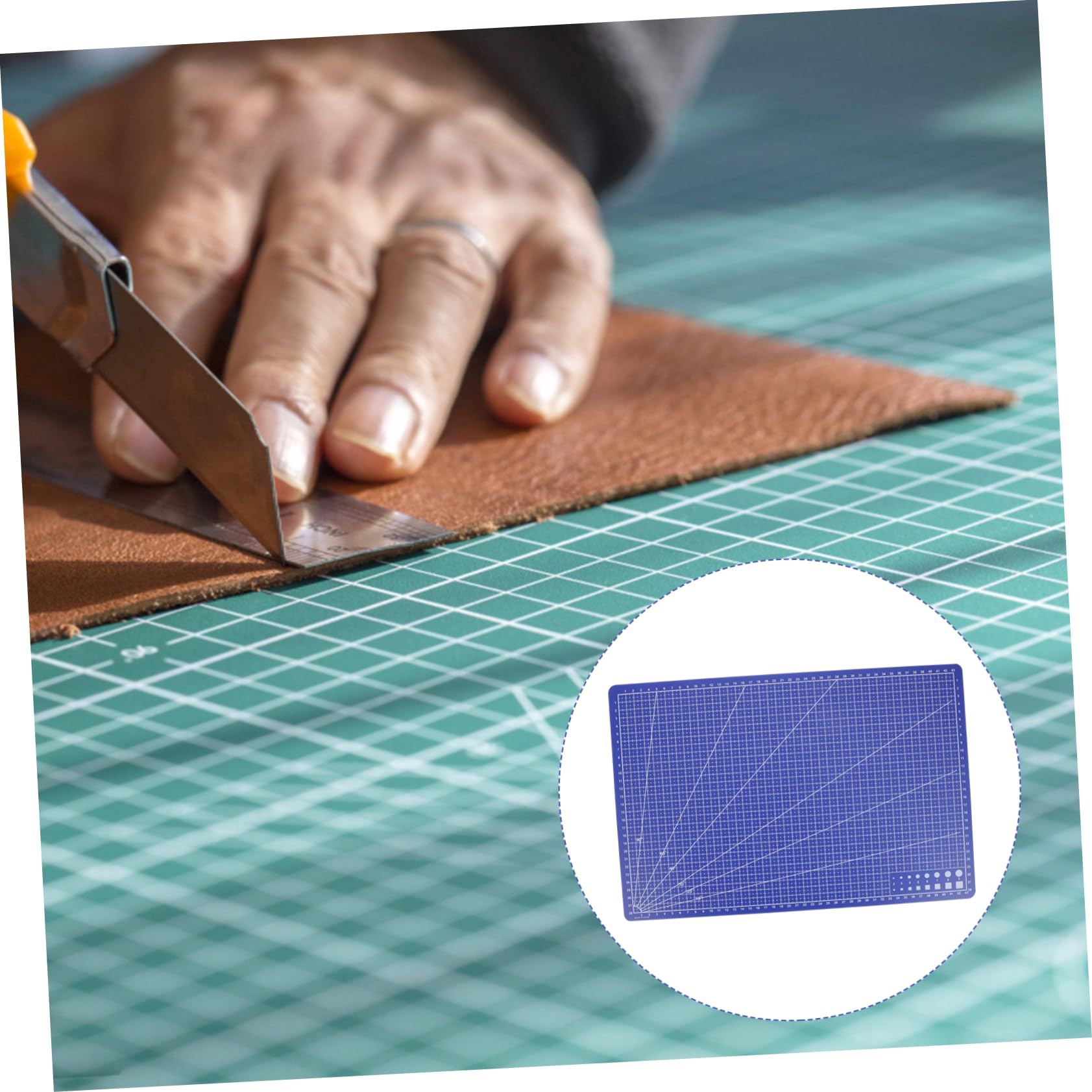 2piezas Tapetes De Corte De Pvc Duraderos Para Costura y Grabado De Tapete Autocurativo Sola Cara Para Manualidades y Proyectos De Arte