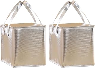 Cold Bags for Groceries Reusable Heavy Duty Portable Tote | Food Delivery Bag for Outdoor Travel Shopping Picnic BBQ Camping Buffet Grill Tailgate Housekeeping Meal-Prep
