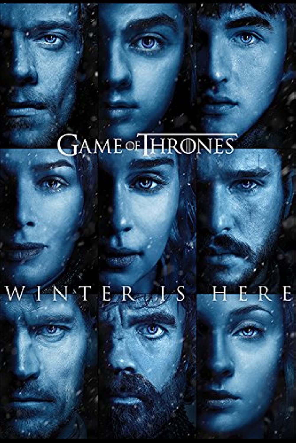 Pyramid International Winter is Here Game Of Thrones Maxi Poster, Plastic/Glass, Multi-Colour, 61 x 91.5 x 1.3 cm