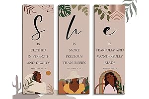 Inspiring Black Woman Wall Decor by COLOR VALLEY ART