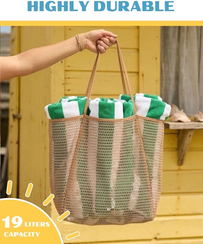 Bolso de Playa para Mujer - Malla Impermeable Gran Capacidad miniatura 4
