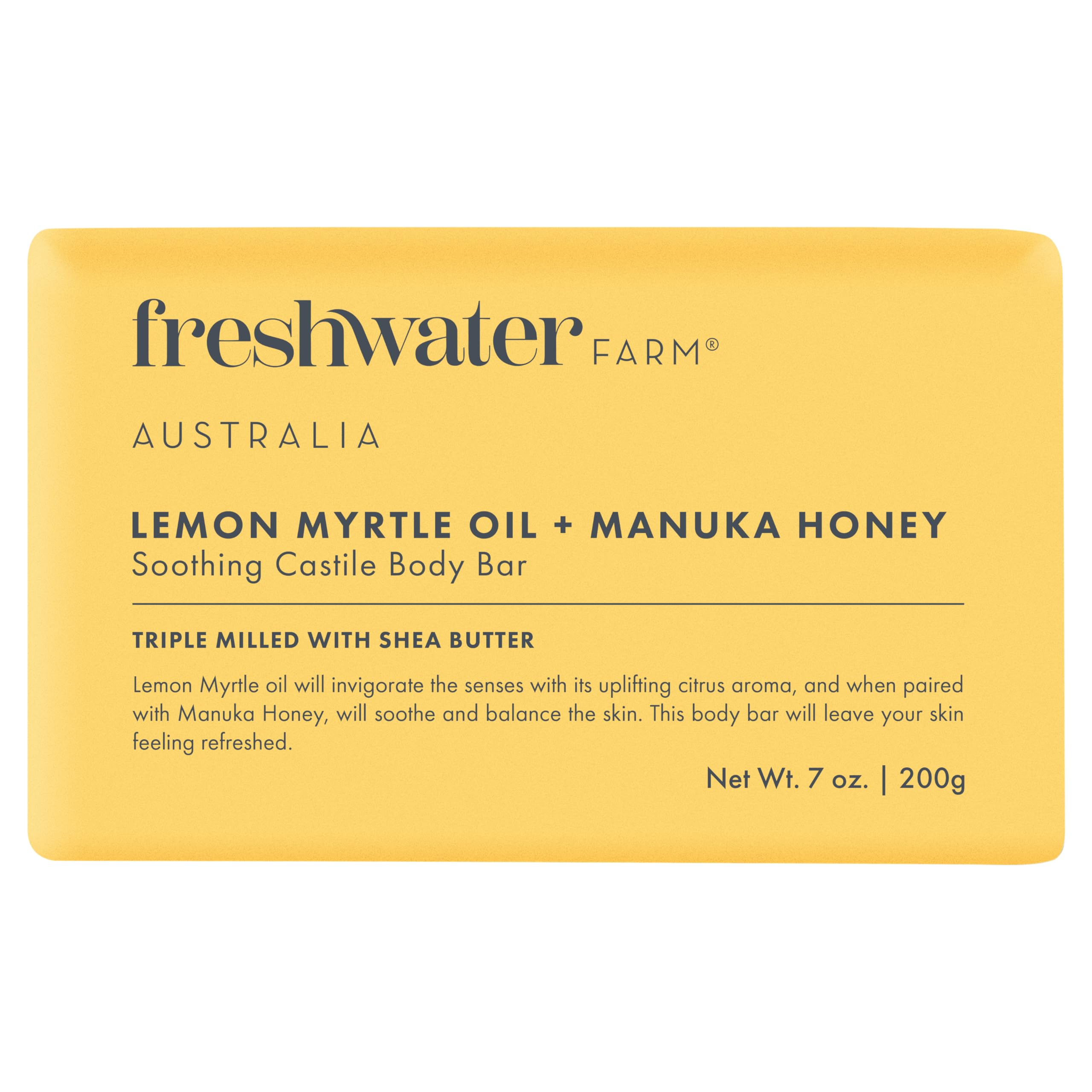 Amazon.com : Lemon Myrtle Oil + Manuka Honey Body Bar : Beauty