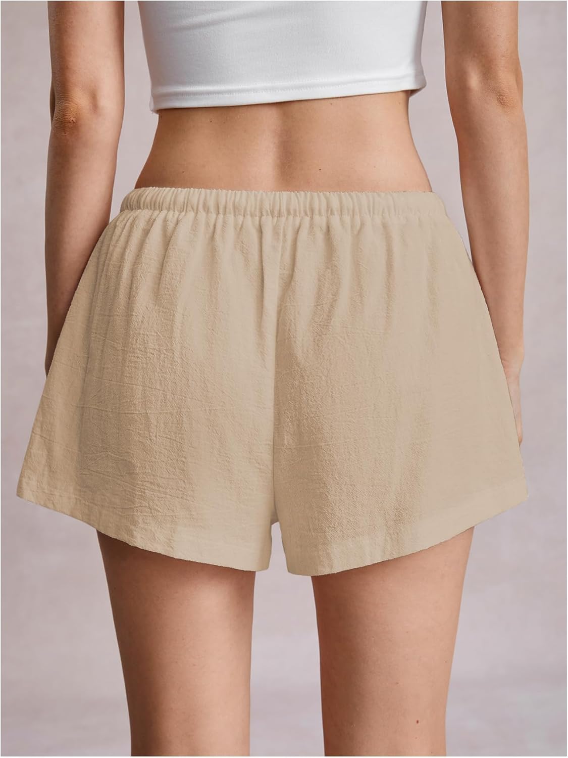 SOLY HUX Womens Drawstring Waist Wide Leg Lounge Shorts Casual Summer Fashion Apparel - Image 2