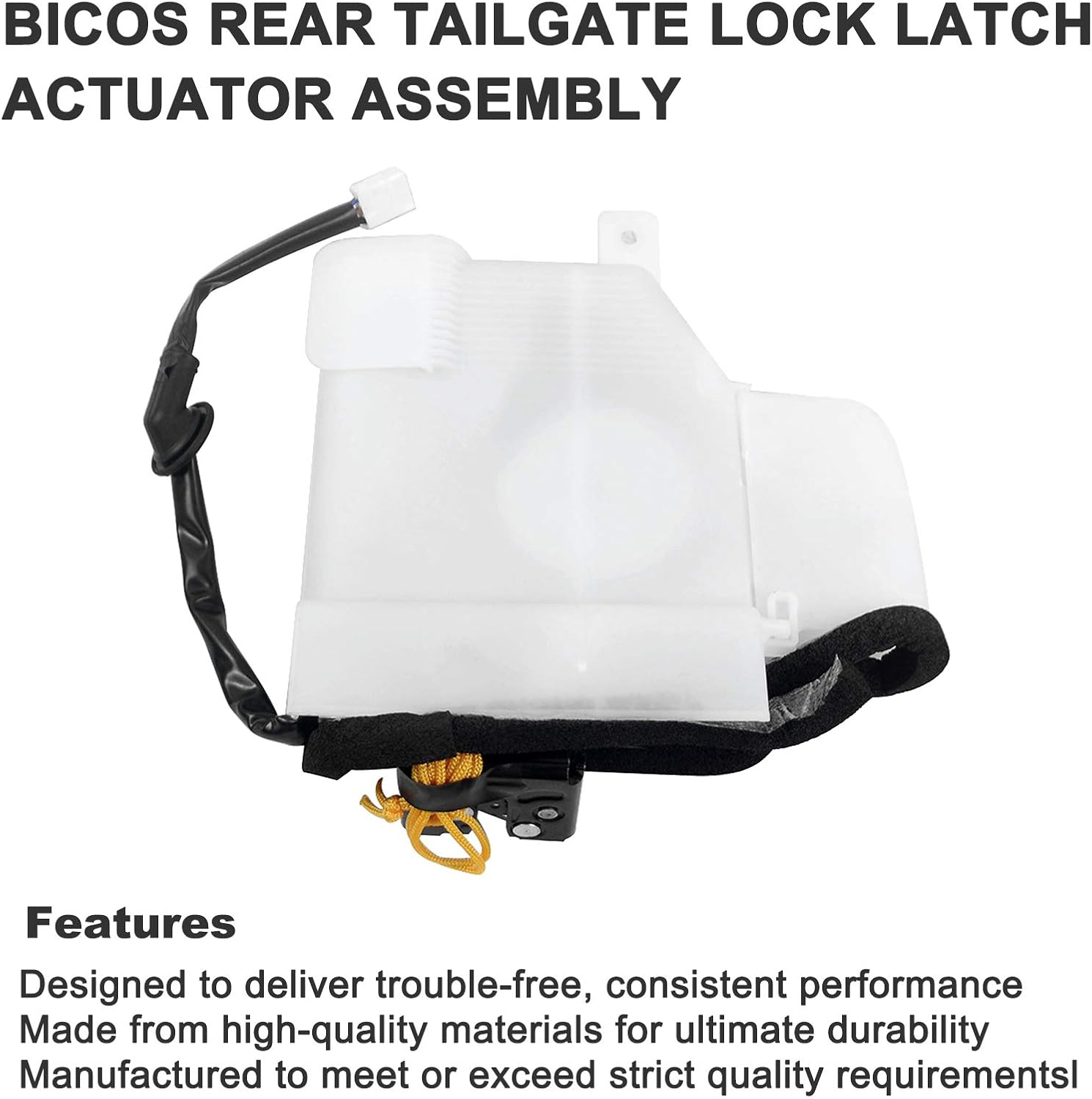 69110-35090 69110-35062 Rear Tailgate Liftgate Lock Latch Actuator Assembly Compatible with To yota 4Runner 2003-2009 Replacement# 69110-35060 6911035090