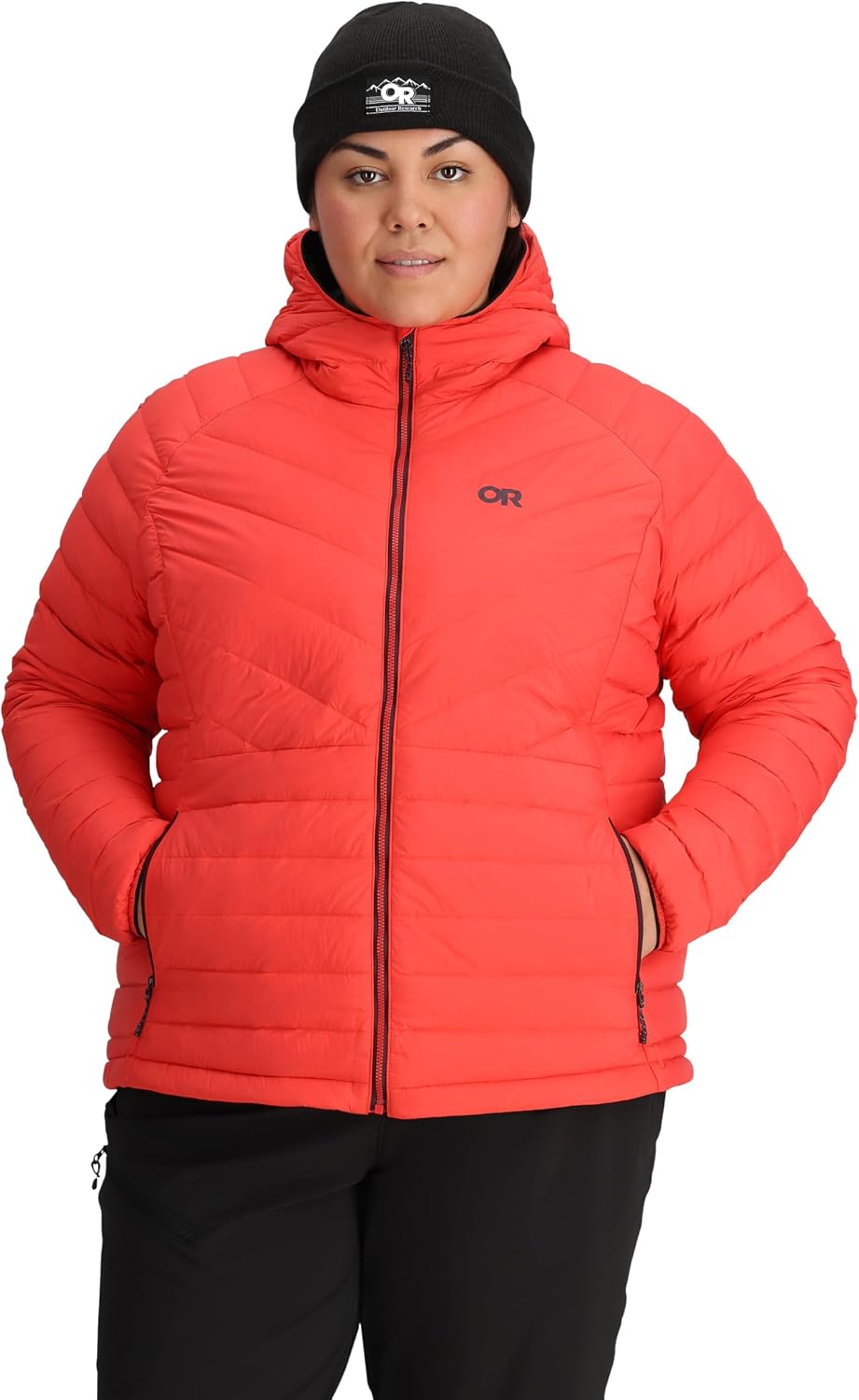 Outdoor Research Women's Transcendent Down Hoodie – Plus Size | Insulated, Water & Wind Resistant, Lightweight