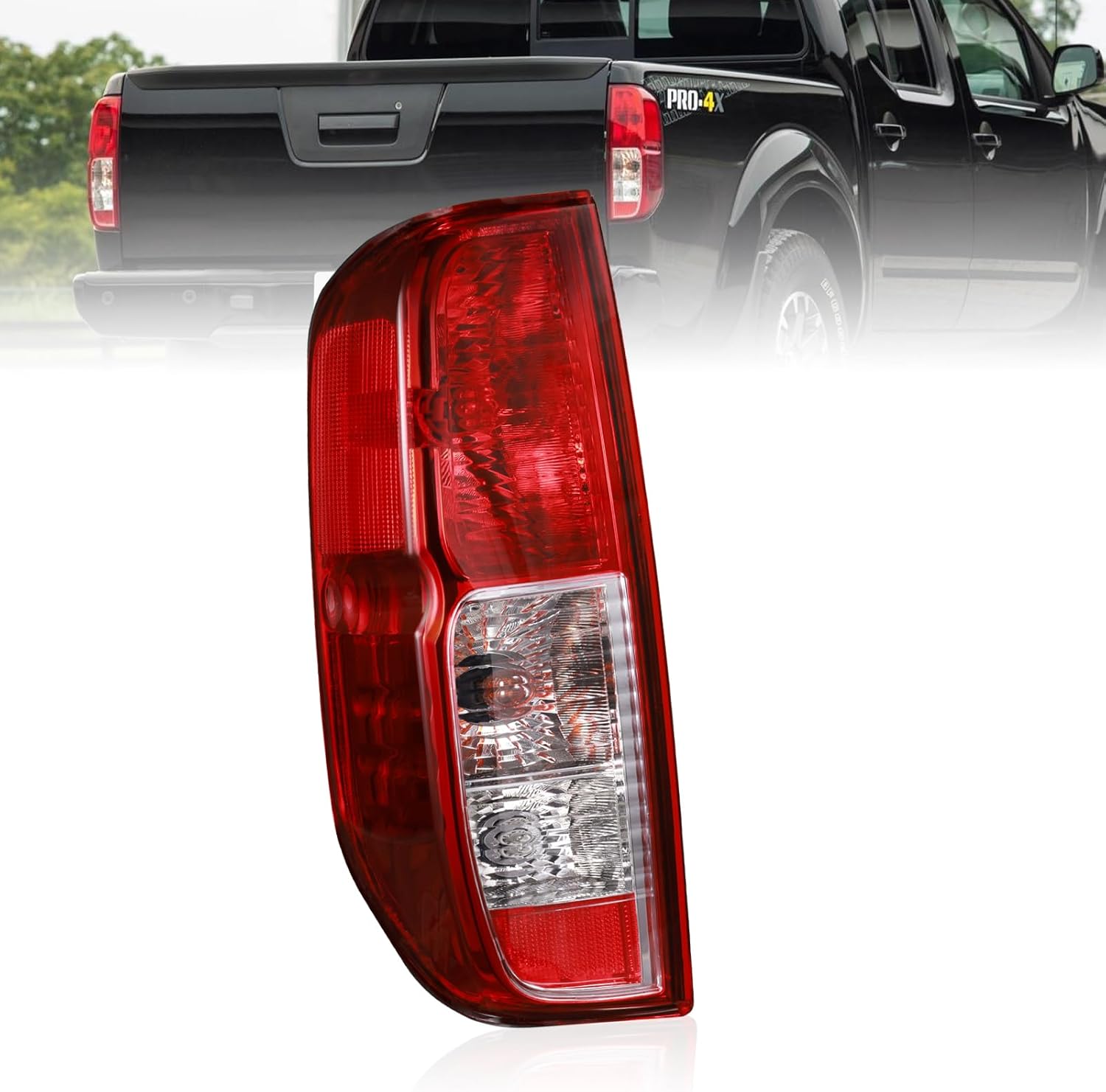 Boine Right Passenger Side Tail Light Compatible With 2005-2021 Nissan Frontier, Suzuki Equator Rear Light Brake Lamps - Bulb Included Replaces 26550-EA825 (Right Passenger Side)