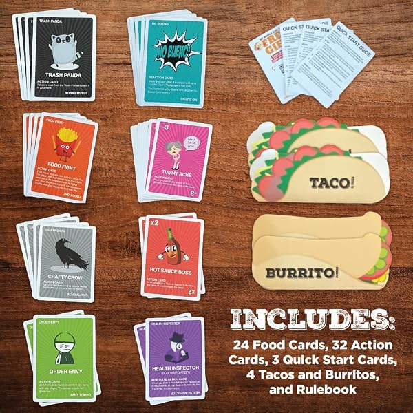 Taco vs Burrito - The Wildly Popular Surprisingly Strategic Card Game Created by a 7 Year Old - a Family-Friendly Party Game for Kids, Teens & Adults by Taco vs Burrito - Image 8