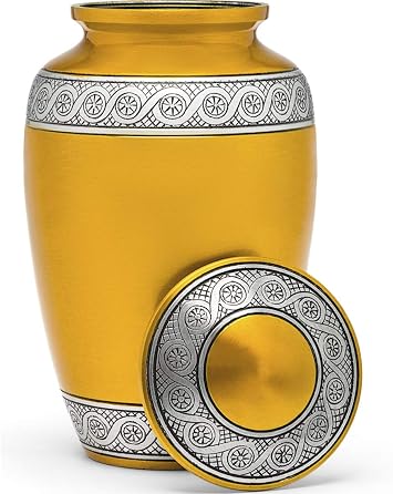 Eternal Harmony Cremation Urns for Human Ashes - Large Adult Size for Men & Women | Decorative Funeral Urns with Handcrafted Designs | Honor and Remember Your Loved Ones | Holds Up to 210 Cubic Inches