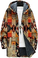 Vista 23 de MARSVOVO Aztec Ethnic - Suéter de punto para hombre, con cremallera y capucha, estilo casual, elegante, con forro polar, chaqueta de punto