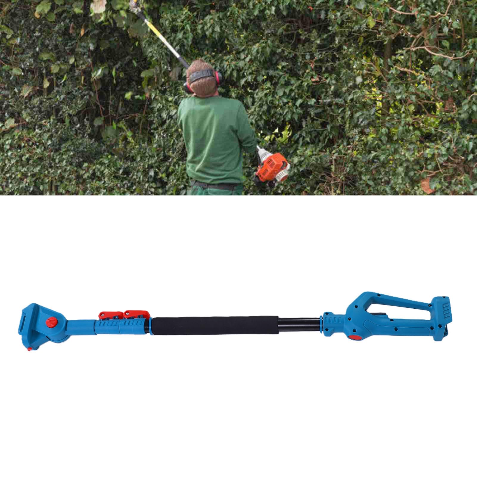 Palo extensor para tijeras de podar inalámbricas – Mango telescópico ajustable para podadoras eléctricas y motosierras – 1,5 metros (4,92 pies) Ligero, con agarre antideslizante