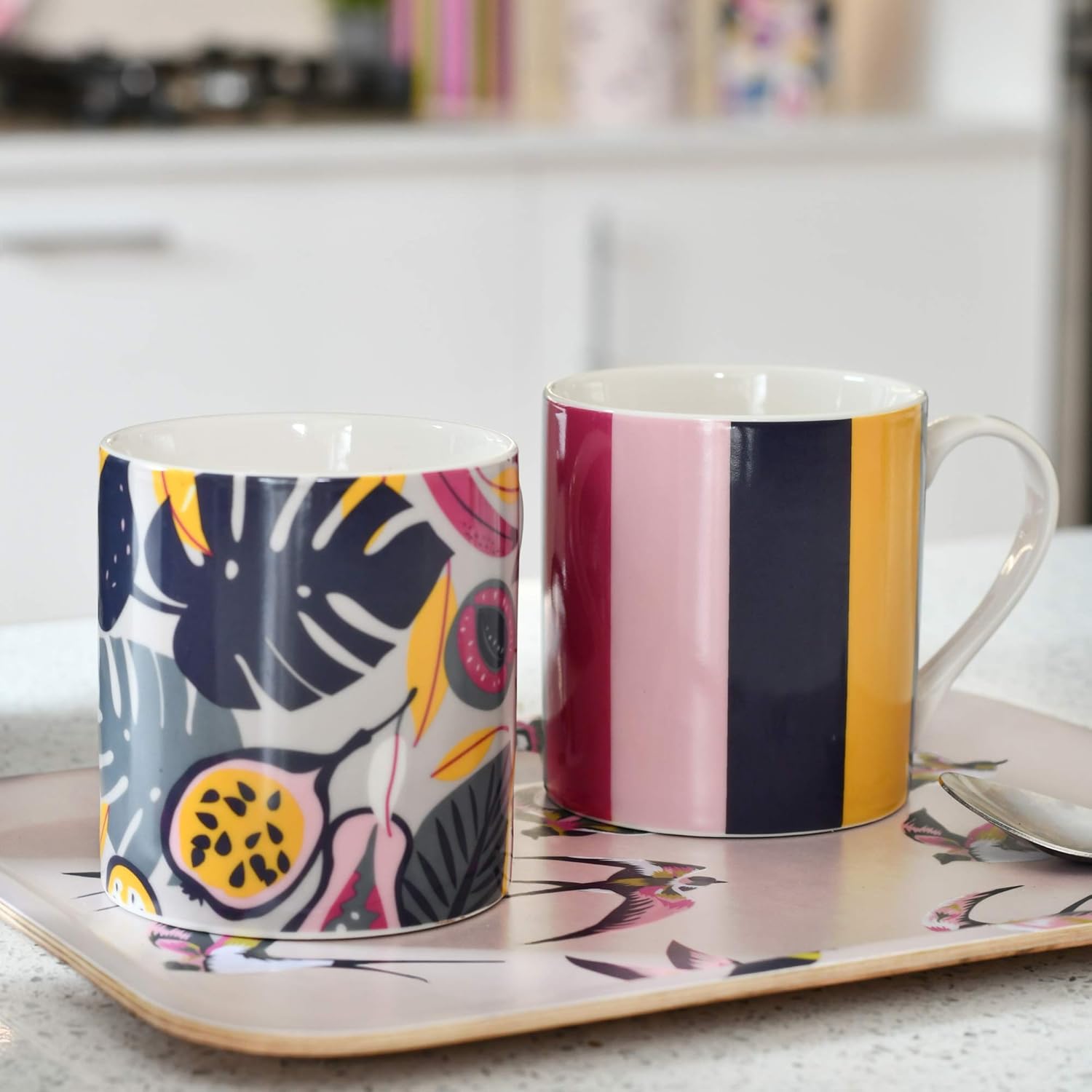 Tropical Fruit Mug, Multicoloured - Image 3