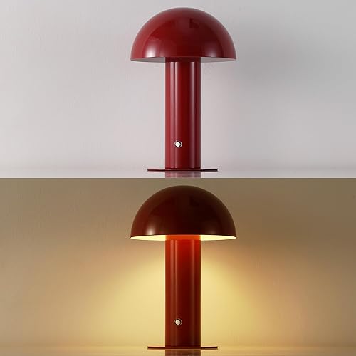 Vista 23 de JONATHAN Y JYL7115E Boletus - Lámpara de mesa LED integrada de hongo de hierro de 10.75 pulgadas, contemporánea, bohemia, recargable, inalámbrica