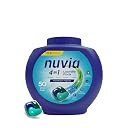 Nuvia 4-In-1 Laundry Pods for Top/Front Load Washing Machine, Tough Stain Removal Detergent Pod with Long-Lasting Fragrance, Easy Dissolve Formula 10x Ultra Cleaning Formula Large 50 Pods gallery image