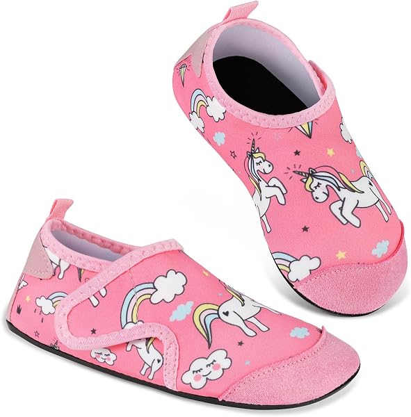 Chaussures Aquatiques Enfant, Chaussures de Plage Chaussures d'eau Séchage Rapide Antidérapant Pieds Nus pour Piscine Surf Sport Yoga - 1