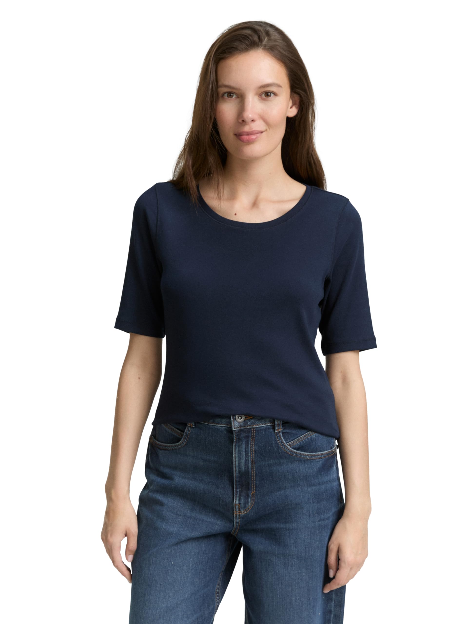 TOM TAILOR Damen Basic T-Shirt