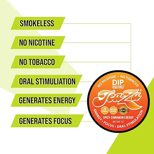 Vista 99 de Teaza Bolsas energéticas, sin tabaco, sin nicotina, sin humo, alternativa al tabaco y inmersión energética, alternativa al tabaco para masticar