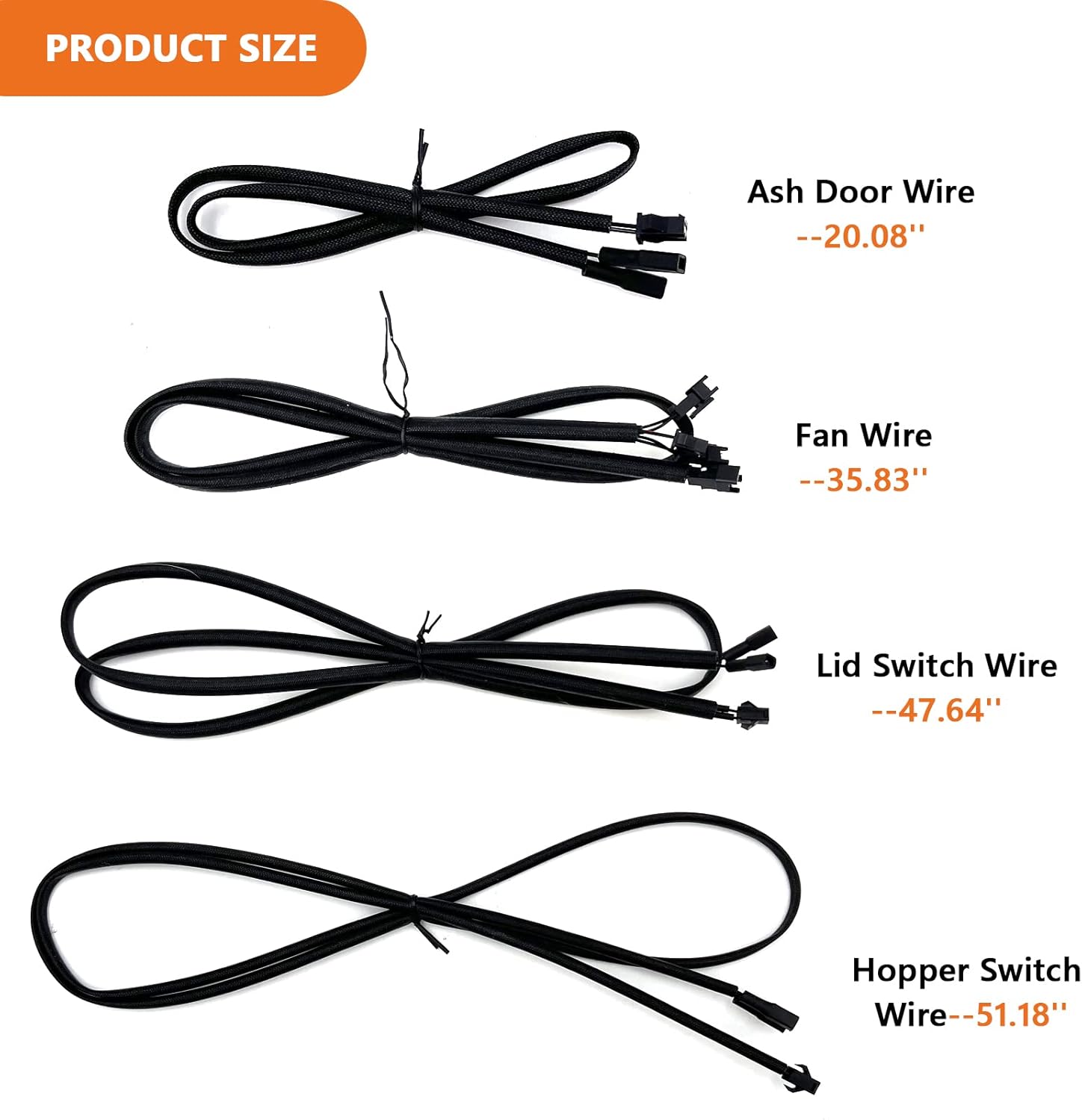 3 PCS Hopper Lid/Door Switch Kit, 9904190045 Electric Wire Kit Replacement, for Masterbuilt Gravity Series 560 800 1050 XL & Digital Charcoal Grill + Smokers