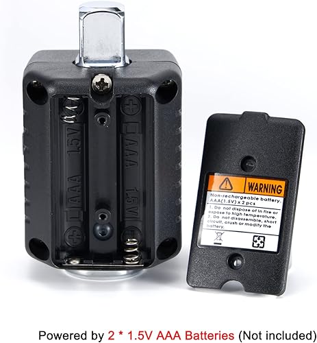 Miniatura 8 de ThreeH Adaptador de par digital de 14 de pulgada (0.22-22.1ft-lb0.3-30Nm) con zumbador y flash LED, convertidor de llave dinamométrica digital de 14