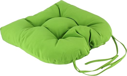 College Covers Everything Comfy Indoor/Outdoor Seat Patio D Cushion, 1 Count (Pack of 1), Green