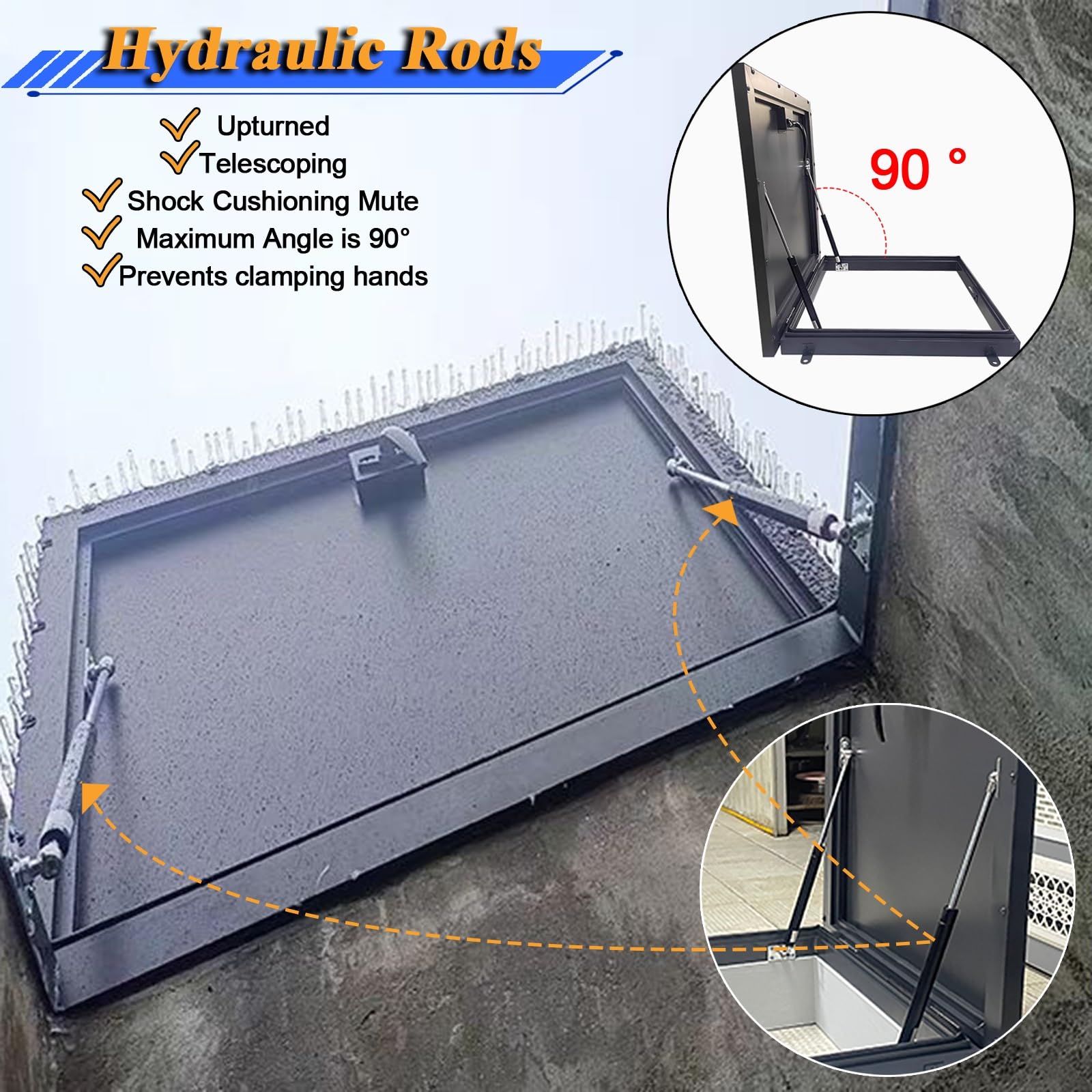 Amazon.com: Roof Vent Hatch, Galvanized Metal Rainproof