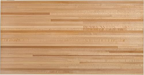 CONSDAN Encimera de bloque de carnicero, encimera de madera maciza de arce duro cultivado en Estados Unidos, encimera de lavadoralavandería, parte