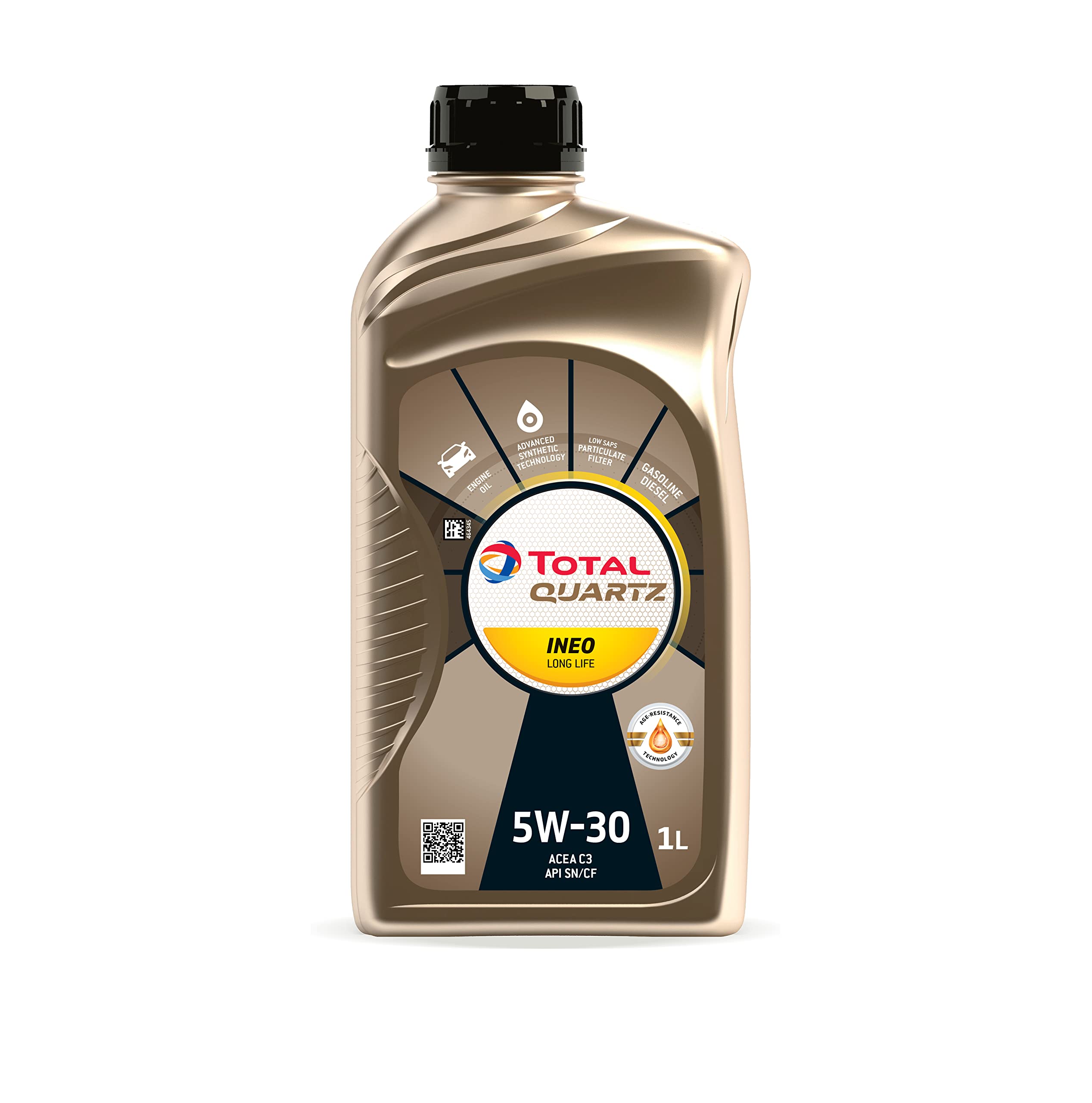 Buy TOTALENERGIES - 5W30 Engine Oil - Quartz INEO Long Life - ACEA C3 ...