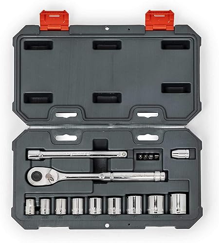 Crescent Juego de herramientas mecánicas SAEmétricas de 12 puntos SAE16 PC 38" - CSWS6C