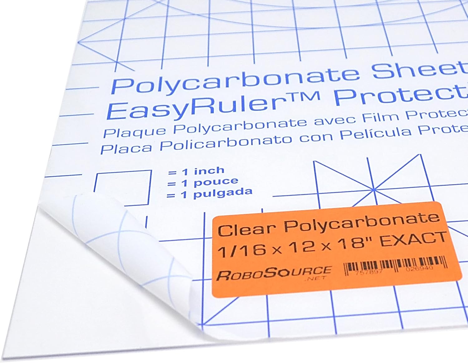 Shatter-Resistant Polycarbonate Clear Plastic Sheet for DIY and Industrial Use