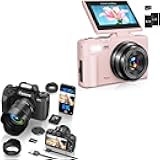 4K 64MP & 8K 64MP Digital Camera for Photography, WiFi Autofocus Vlogging Camera for YouTube