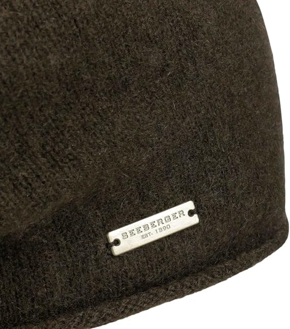Seeberger Lasuna Cashmere Beret Women Dark Brown One Size