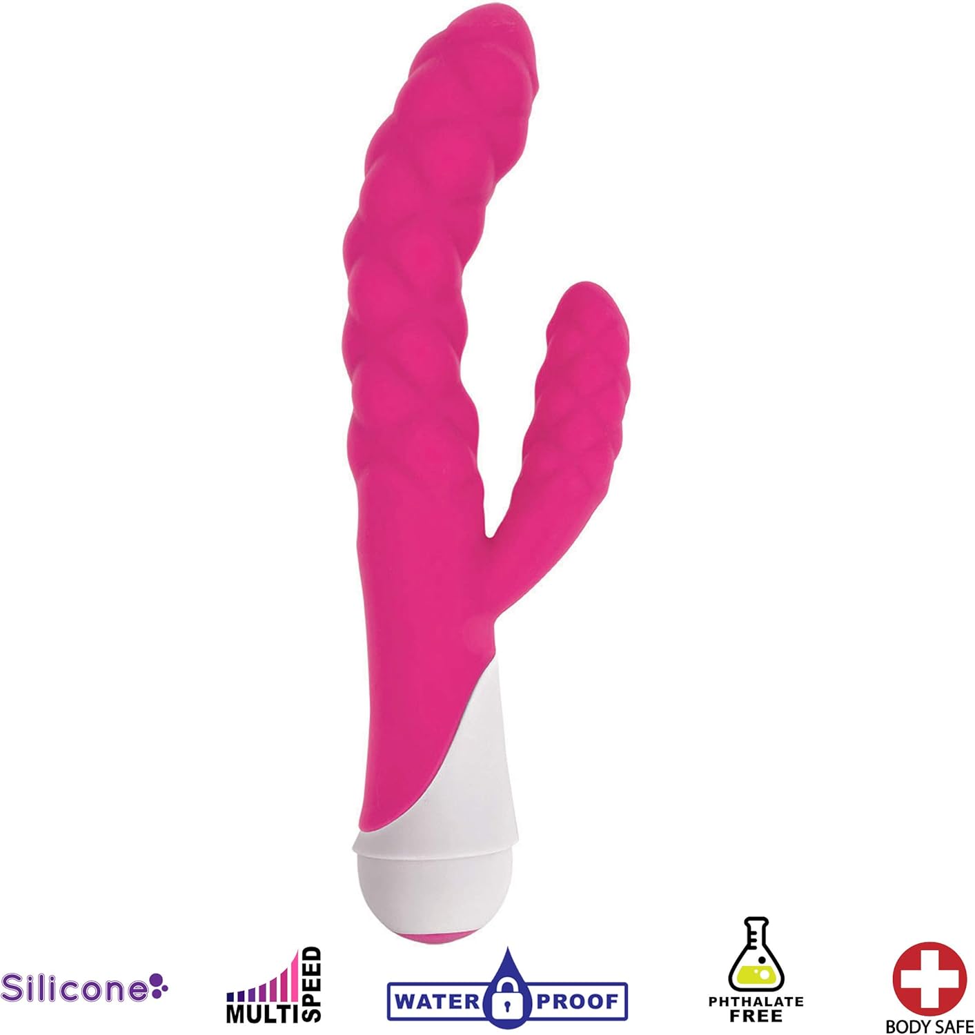 Ellen 20x Silicone Vibrator – Pink
