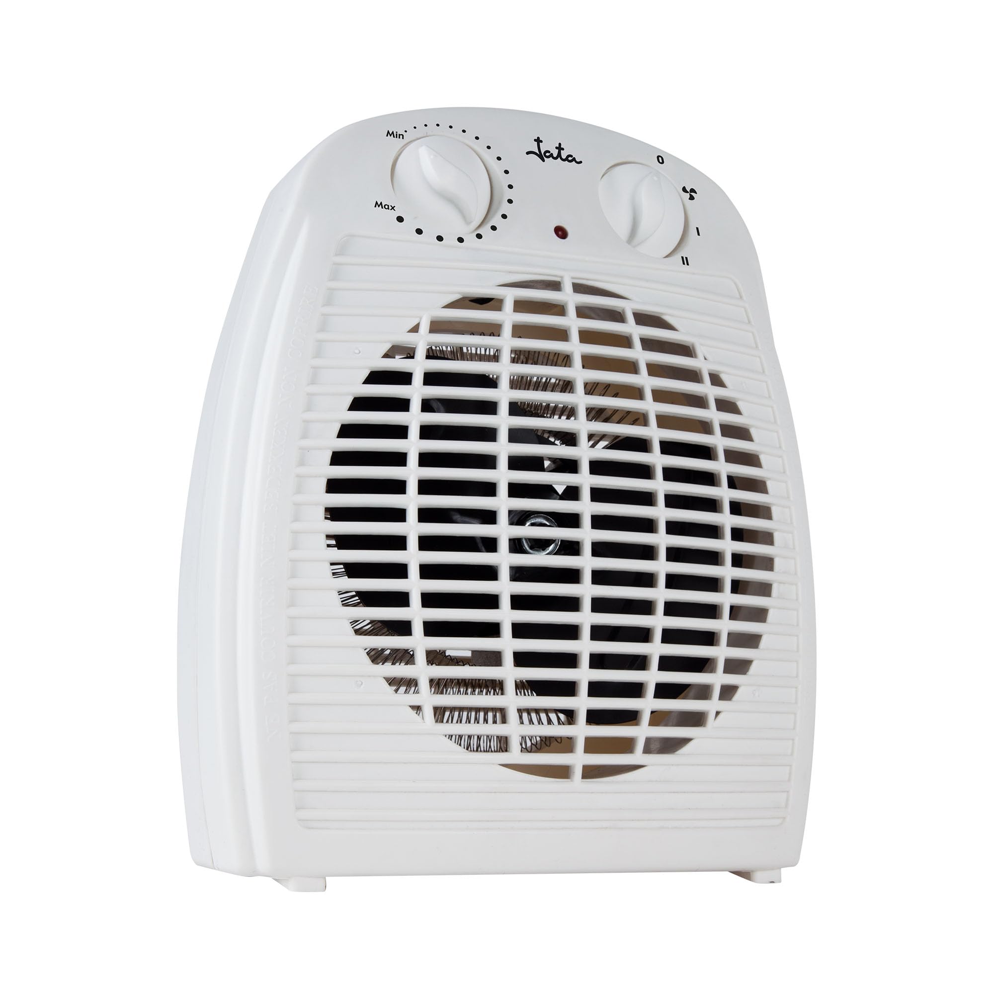 JATA TV78 - Calefactor Baño Eléctrico con Termostato Ajustable, 2000 W, 2 Potencias de Calor y Ventilador, Calentamiento Rápido, Protección Sobrecalentamiento, Asa de transporte