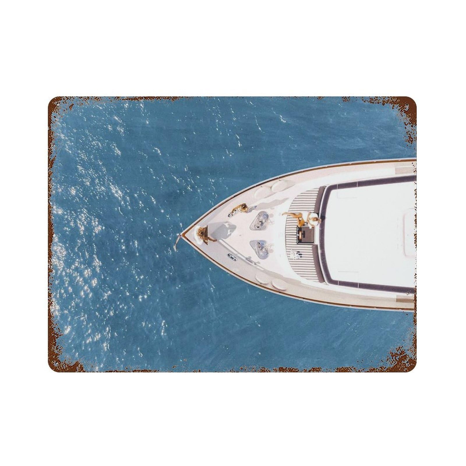 xiaoxiaoshen Sailing Poster, Photography Prints (2) Wall Decor Art Metal Tin Poster Modern Home Decor Art Home Bar Shop Decorations Vintage Sign 30x40cm