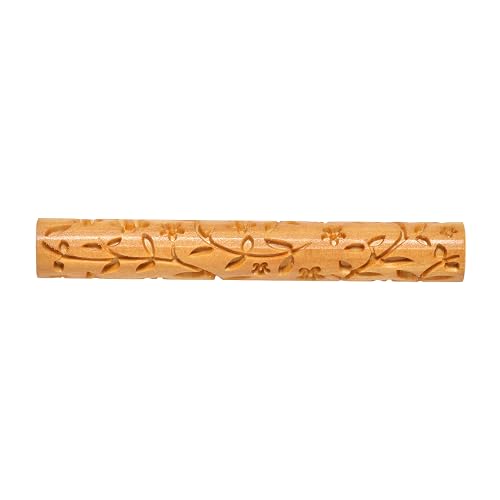 MKM Pottery Tools Wood Twig Rollers for Clay (TW-12 Vines