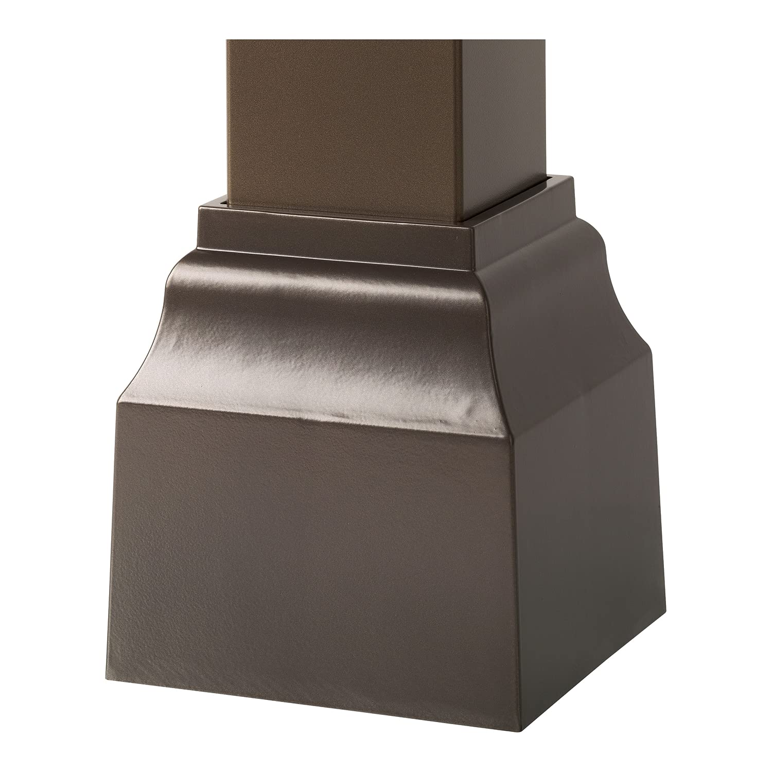Whitehall Cascade Bronze Mailbox Post Base Cuff